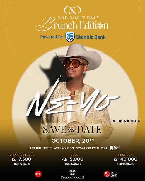 Three-Time Grammy Winner Ne-Yo Headlining 'One Night Only: Brunch Edition' on Mashujaa Day
